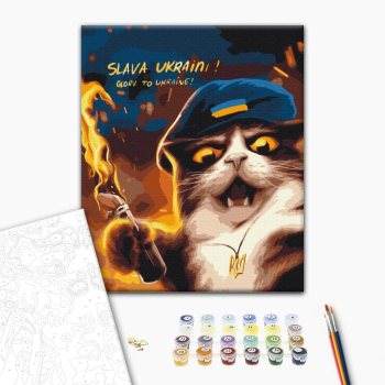 Котик повстанец ©Марианна Пащук