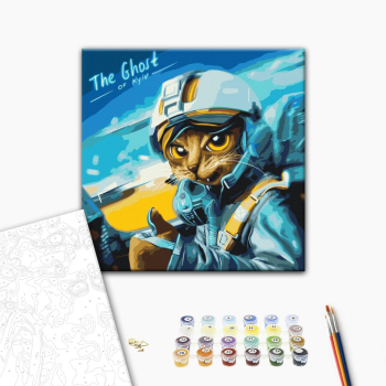 Котик Призрак Киева ©Марианна Пащук