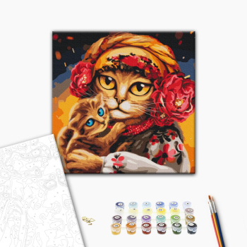 Семья котиков ©Марианна Пащук