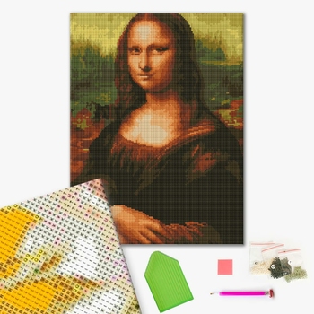 Алмазна мозаїка 40х50 - Мона Ліза