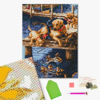 Алмазна мозаїка 40х50 - Спільний відпочинок