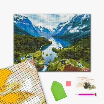 Алмазна мозаїка 40х50 - Альпи