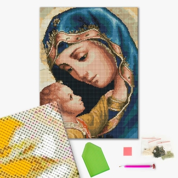 Алмазна мозаїка 40х50 - Матір Божа