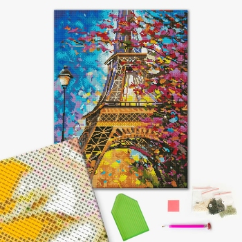 Алмазна мозаїка 40х50 - Паризький пейзаж