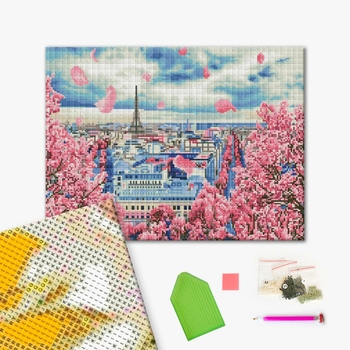 Алмазна мозаїка 40х50 - Квітучі Єлисейські поля