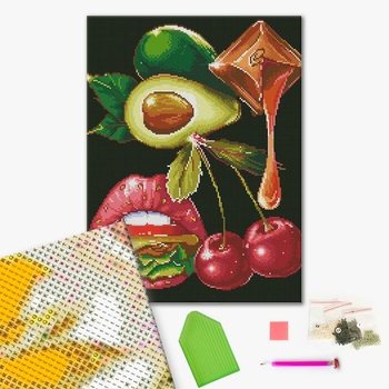 Алмазна мозаїка 40х50 - Гастрономічне задоволення