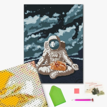 Алмазна мозаїка 40х50 - Космічний спокій