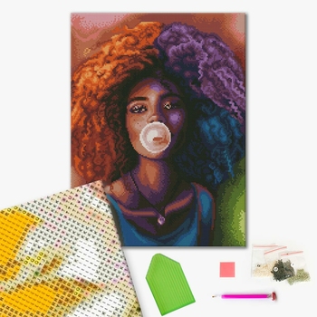 Алмазна мозаїка 40х50 - В стилі хуба-буба