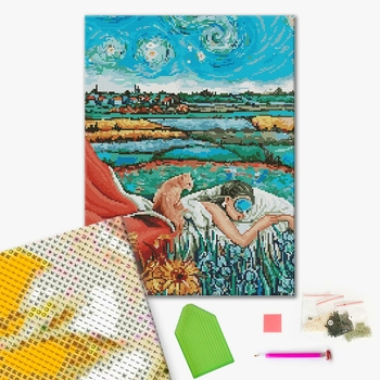 Алмазна мозаїка 40х50 - Зоряна Одрі