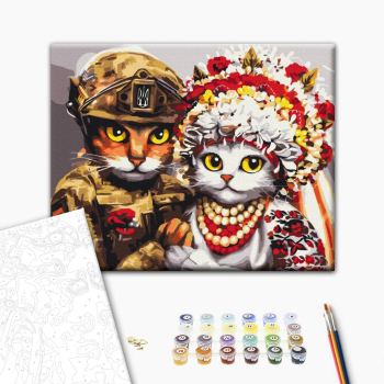 Весілля хоробрих  котиків ©Маріанна Пащук