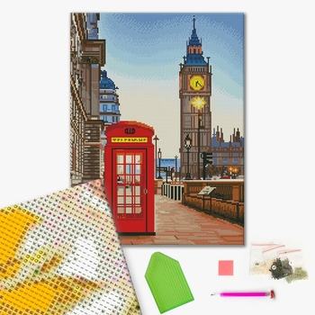 Алмазна мозаїка 40х50 - Вогні Лондона