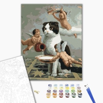 Картина по номерам Тварини, птахи та риби - Його Величність Кіт