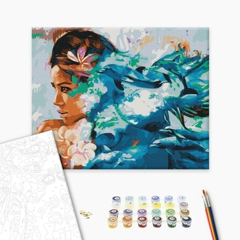 Картина по номерам Абстракції - Краса підводного світу