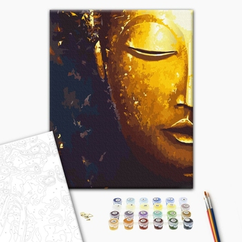 Картина по номерам Абстракції - Сяючий Будда