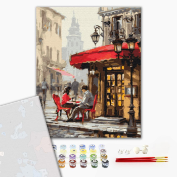Картина по номерам Преміум картини - Лондонське кафе