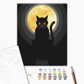 Картина по номерам Тварини, птахи та риби - Сторож ночі