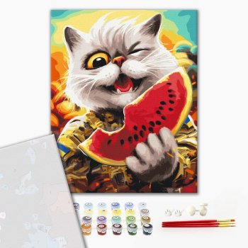 Картина по номерам Преміум картини - Котик в Херсоні ©Маріанна Пащук