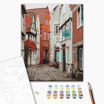 Картина по номерам Города - Вуличками Бремена