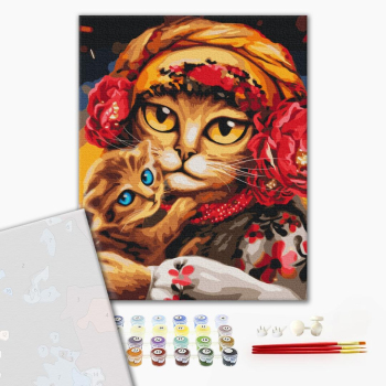 Семья котиков ©Марианна Пащук