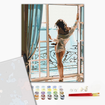 Картина по номерам Преміум картини - Звабливий ранок