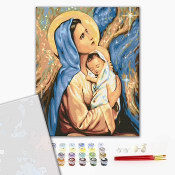 Картина по номерам Преміум картини - Марія і Ісус