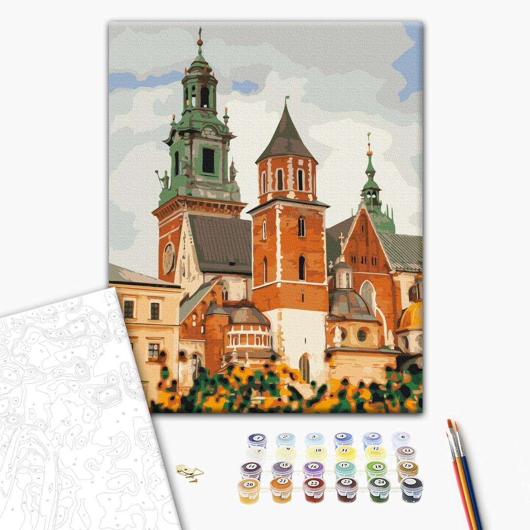 Картина по номерам Города - Вавельский замок в Кракове