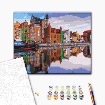 Картина по номерам Города - Набережна Гданська