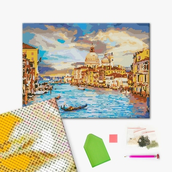 Алмазна мозаїка 40х50 - Небесна Венеція