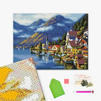 Алмазна мозаїка 40х50 - Літній Гальштат