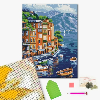 Алмазна мозаїка 40х50 - Портове містечко