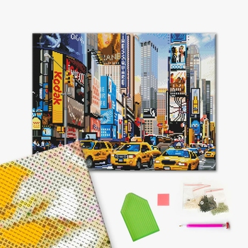 Алмазна мозаїка 40х50 - Таймс-сквер