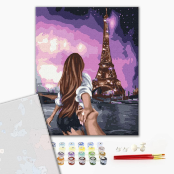 Картина по номерам Преміум картини - Скажи Парижу 