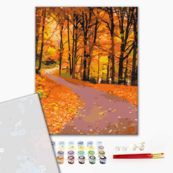 Картина по номерам Преміум картини - Осінній парк