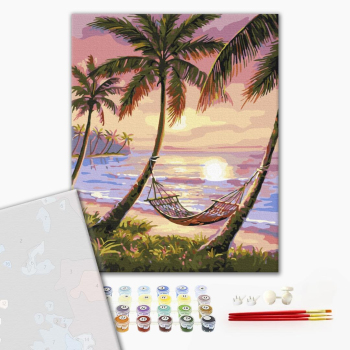 Картина по номерам Преміум картини - Райський куточок