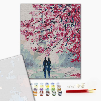 Картина по номерам Преміум картини - Романтична прогулянка