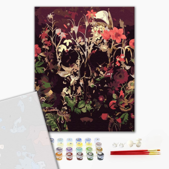 Череп в сухоцветах