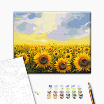 Поле подсолнухов