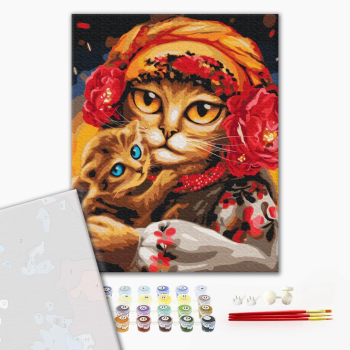 Семья котиков ©Марианна Пащук