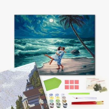 Комбінована алмазна мозаїка - На березі океану