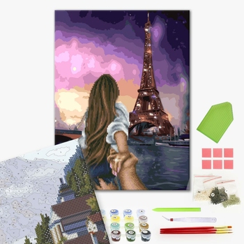 Комбінована алмазна мозаїка - Скажи Парижу 