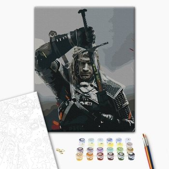 Картина по номерам Люди на картинах - Відьмак