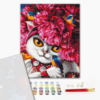 Квітуча киця ©Маріанна Пащук