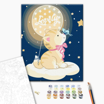 Котик на хмаринці