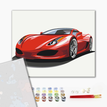 Картина по номерам Преміум картини - Перегони