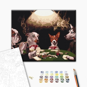 Картина по номерам Тварини, птахи та риби - Блеф ©Lucia Heffernan