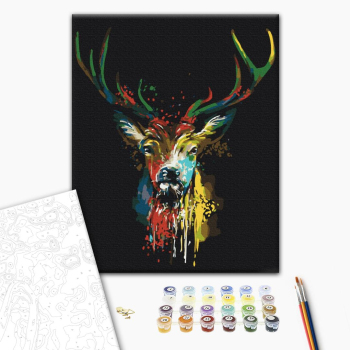 Барвистий олень