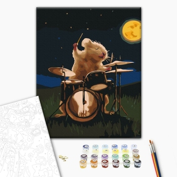 Картина по номерам Тварини, птахи та риби - Барабанщик ©Lucia Heffernan