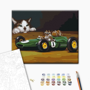 Картина по номерам Тварини, птахи та риби - Перегони ©Lucia Heffernan