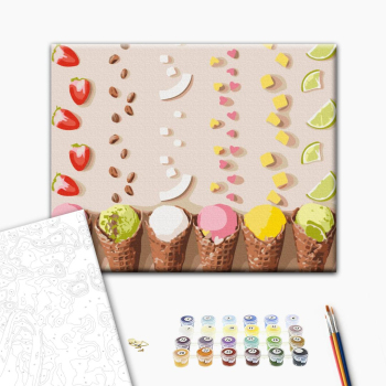 Кольорове морозиво ©Halyna Vitiuk