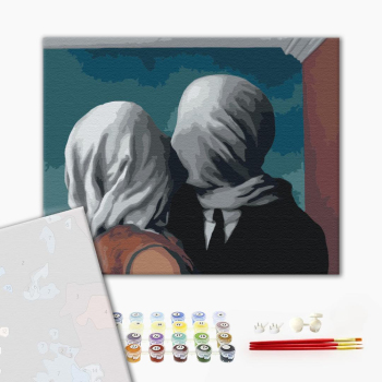 Картина по номерам Преміум картини - Поцілунок